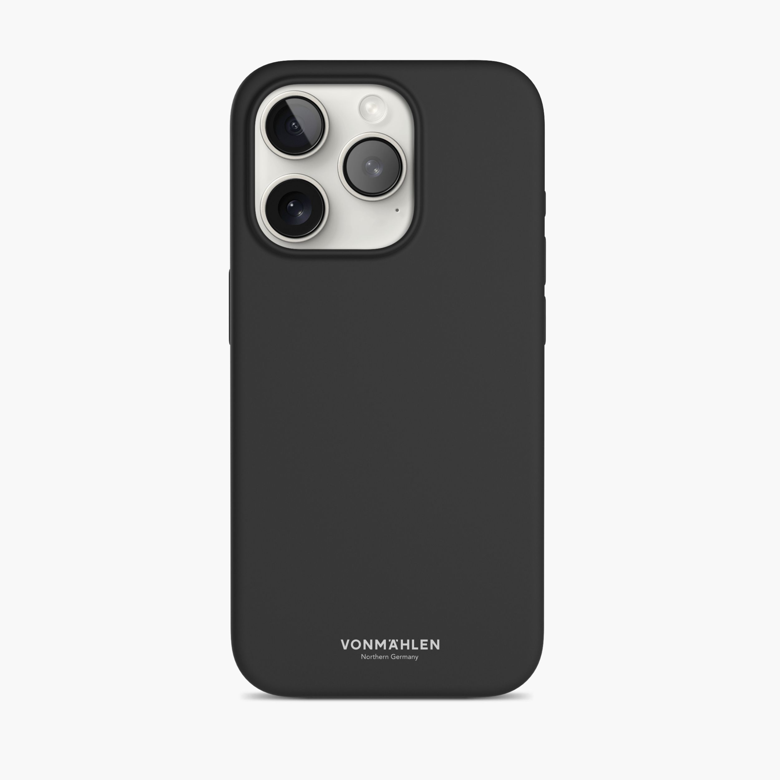 Vonmahlen Manyetik Silikon Kılıf iPhone 15 Pro Max Siyah