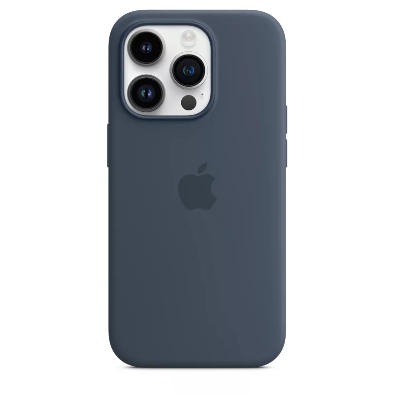 iPhone 14 Pro için MagSafe özellikli Silikon Kılıf Fırtına Mavisi - MPTF3ZM/A