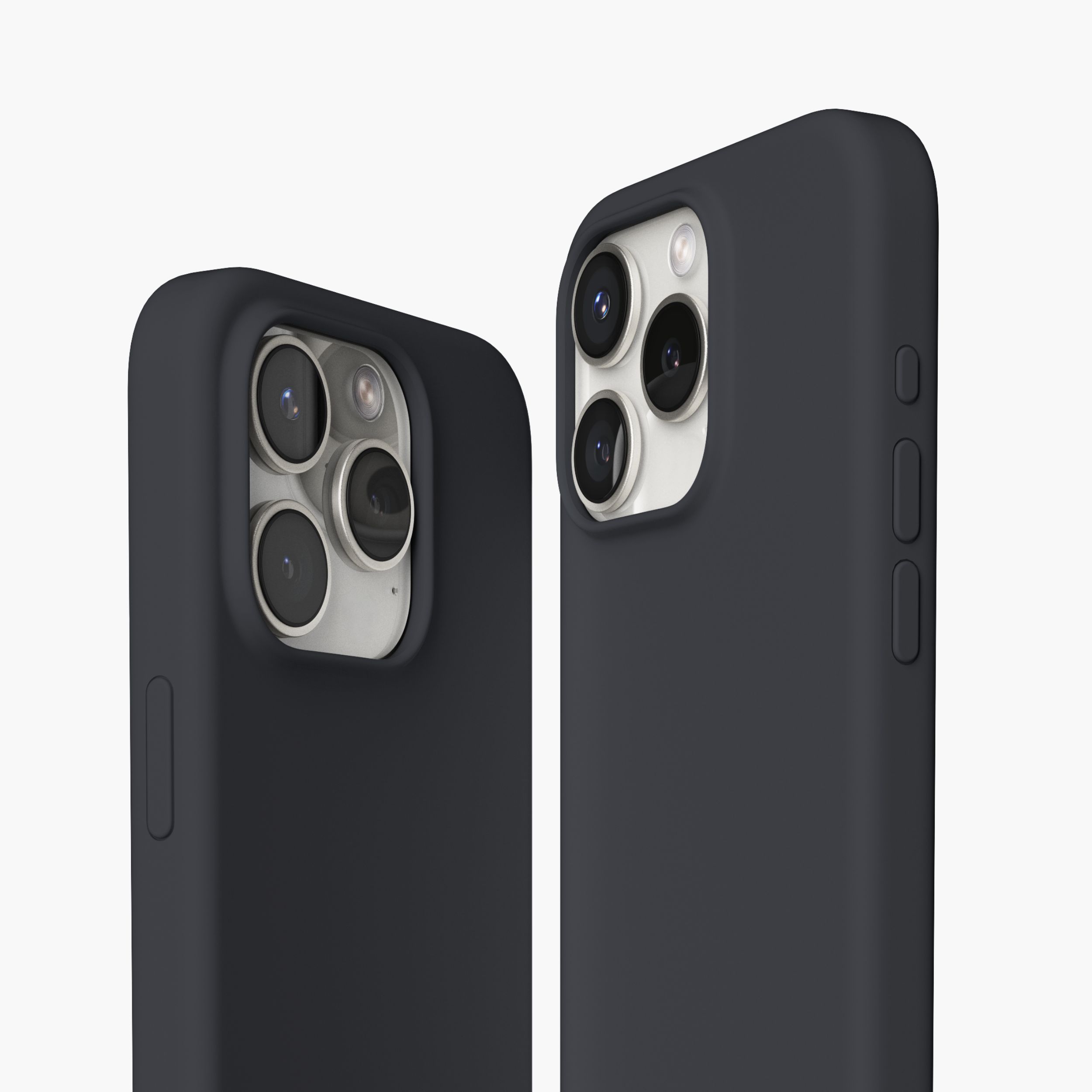 Vonmahlen Manyetik Silikon Kılıf iPhone 15 Pro Max Lacivert